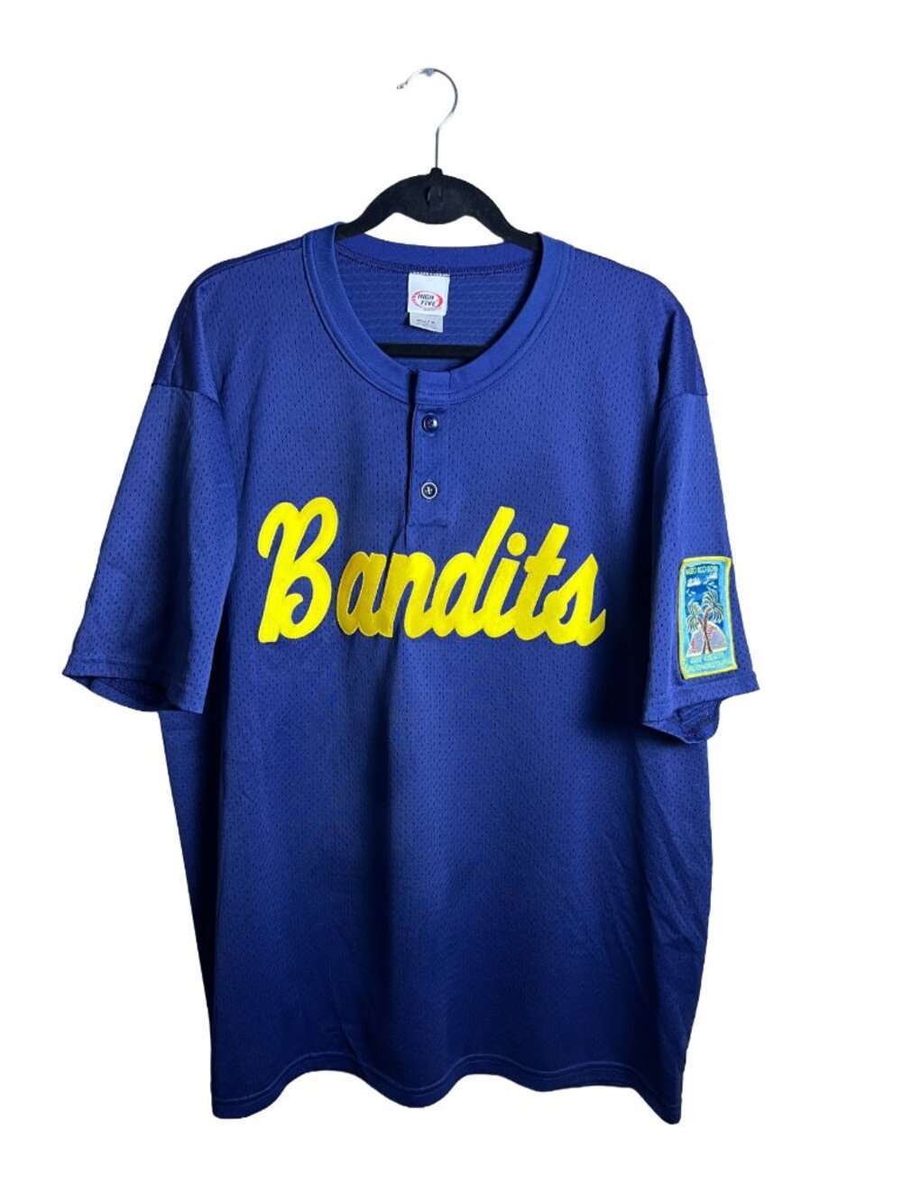 High Five Bandits Baseball Jersey Blue 2016 Streetwear XL